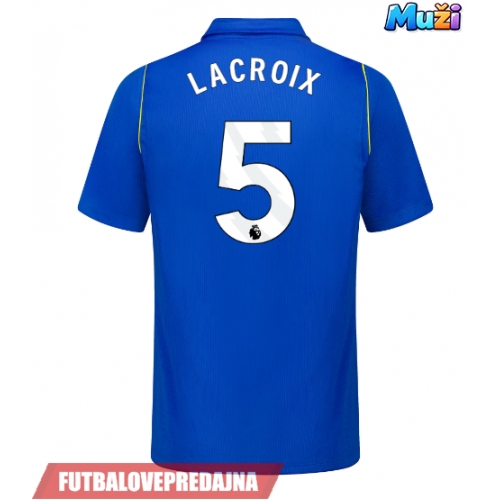 Lacne Muži Futbalové dres Chelsea Maxence Lacroix #5 2026-27 Krátky Rukáv - Domáci